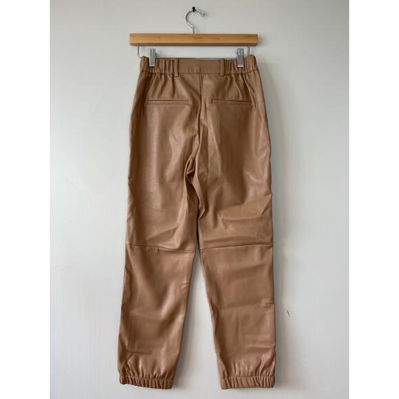 NEW Cami NYC Adene Vegan Leather Elastic Waist Pant Women's Cortado Size: XXS - Picture 5 of 9
